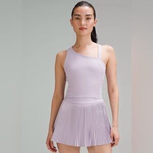 New Lululemon Everlux Asymmetrical Tennis Tank Size 6 Purple
